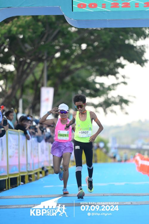 Race photo from KBP City Run 2024
