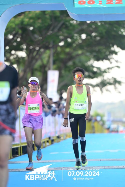 Race photo from KBP City Run 2024