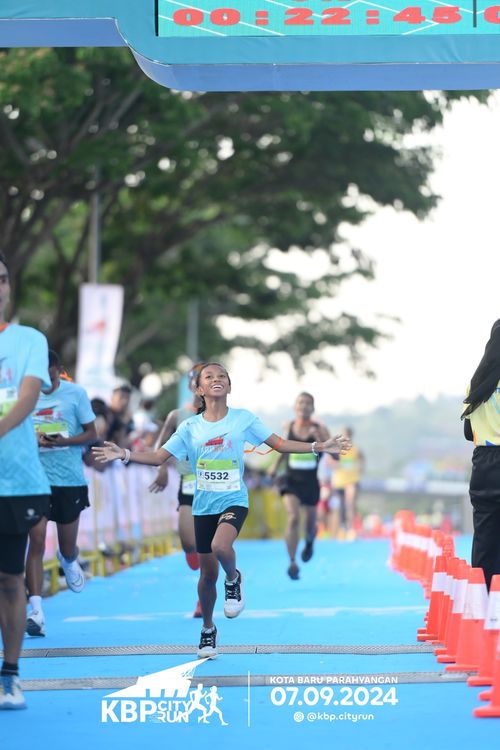 Race photo from KBP City Run 2024