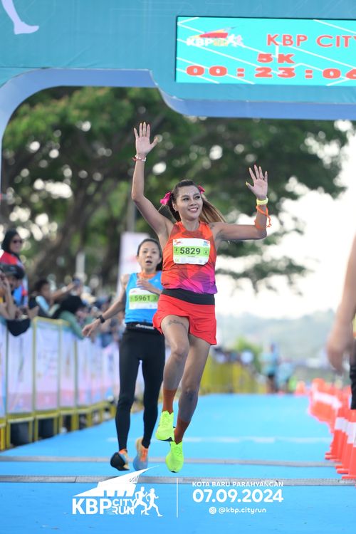 Race photo from KBP City Run 2024