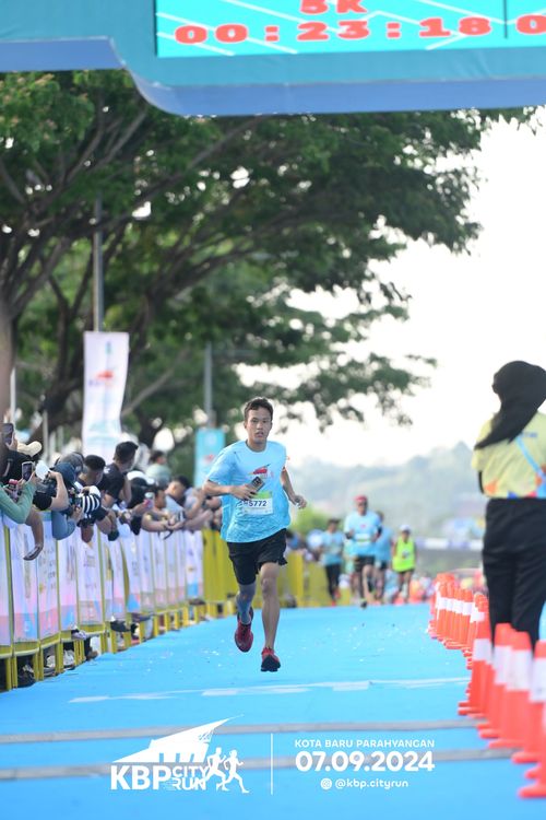 Race photo from KBP City Run 2024