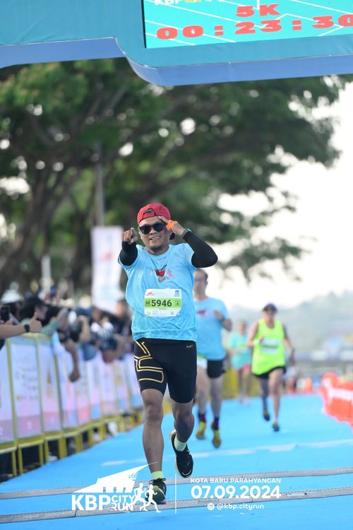 Race photo from KBP City Run 2024