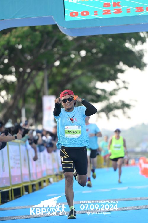 Race photo from KBP City Run 2024
