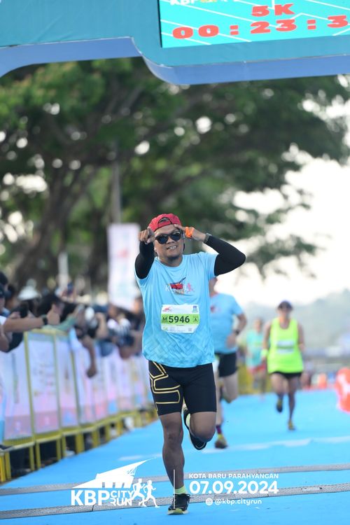 Race photo from KBP City Run 2024