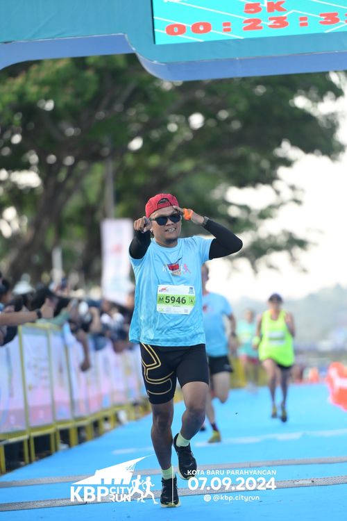 Race photo from KBP City Run 2024