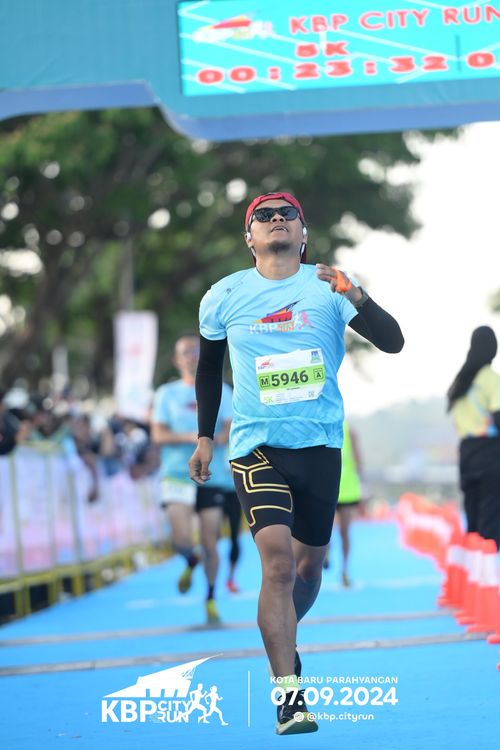 Race photo from KBP City Run 2024