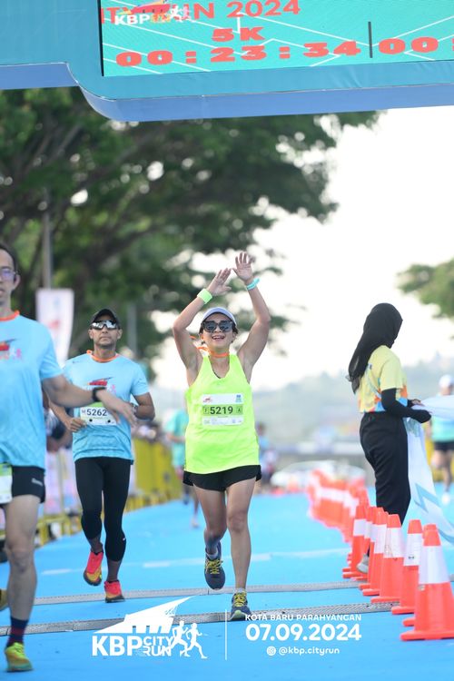 Race photo from KBP City Run 2024