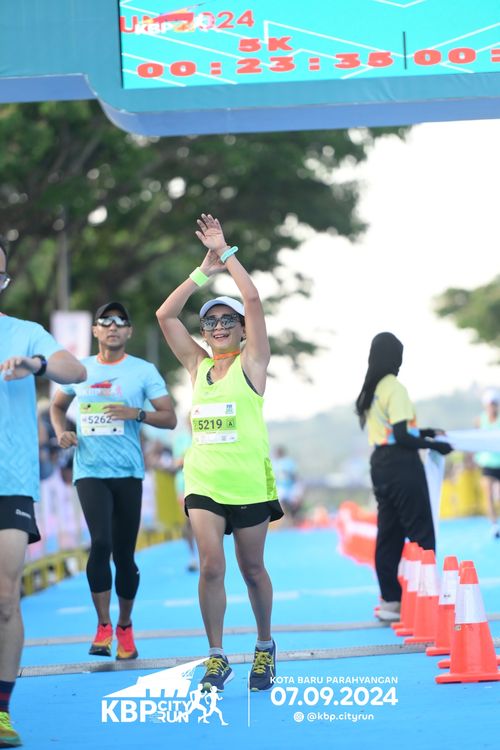 Race photo from KBP City Run 2024