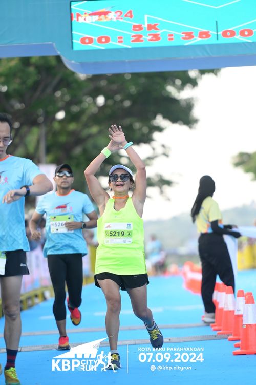 Race photo from KBP City Run 2024