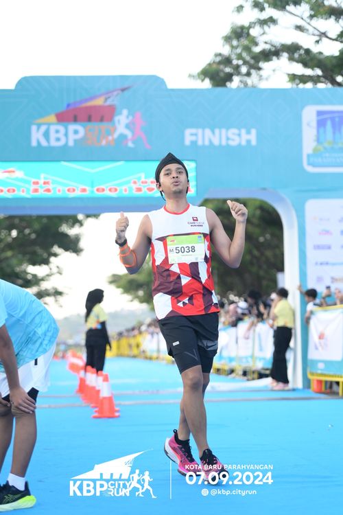 Race photo from KBP City Run 2024