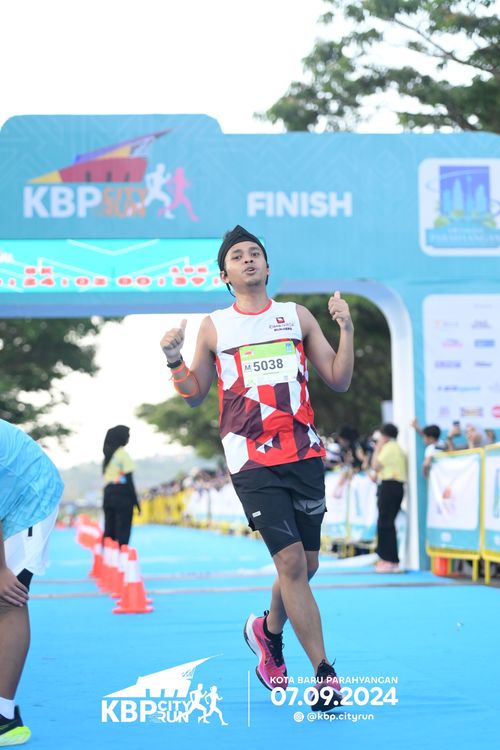 Race photo from KBP City Run 2024