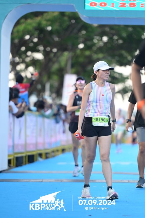 Race photo from KBP City Run 2024