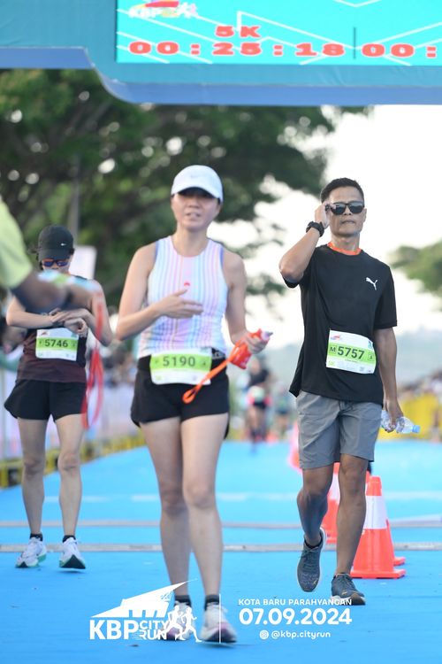 Race photo from KBP City Run 2024