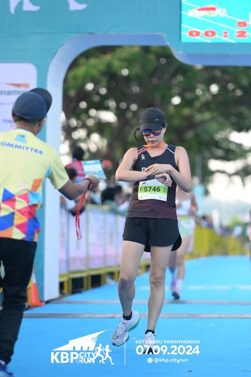 Race photo from KBP City Run 2024