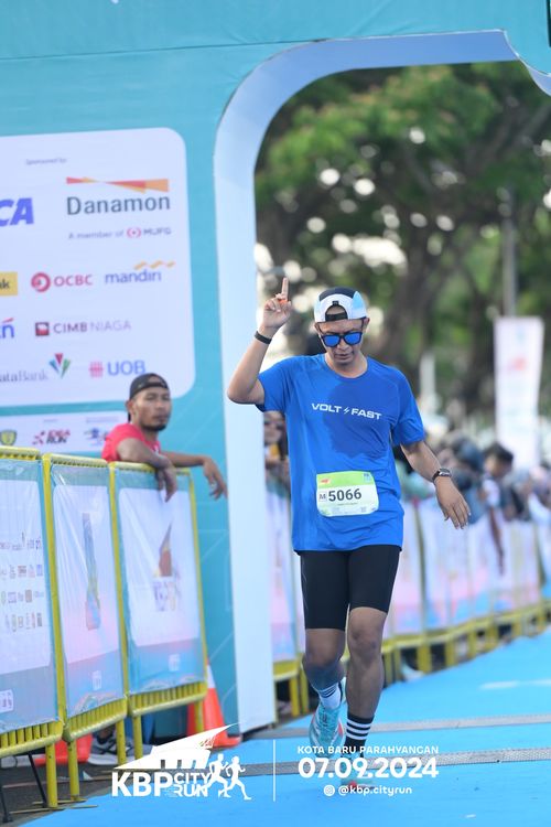 Race photo from KBP City Run 2024