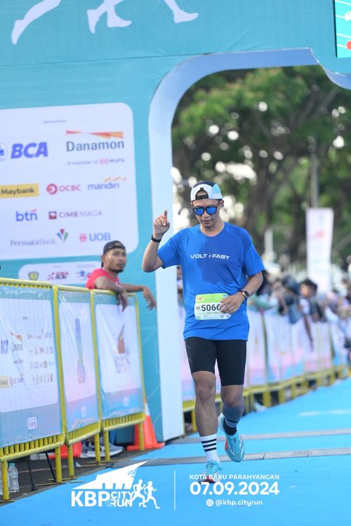 Race photo from KBP City Run 2024