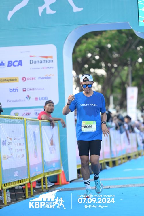 Race photo from KBP City Run 2024