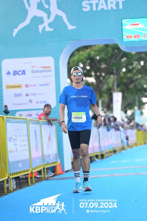 Race photo from KBP City Run 2024