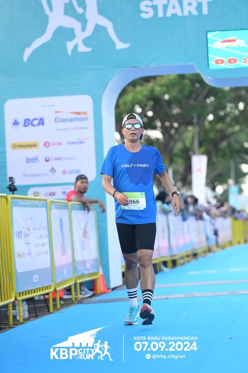 Race photo from KBP City Run 2024