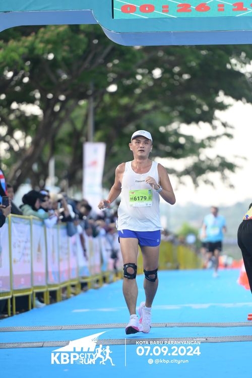 Race photo from KBP City Run 2024