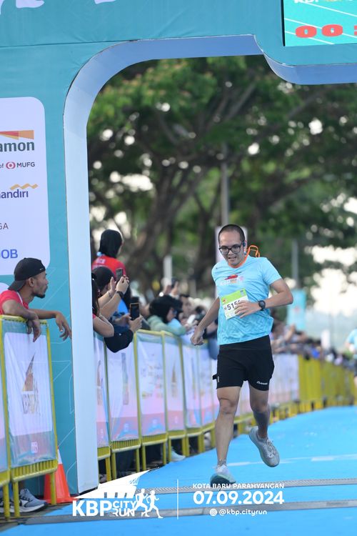 Race photo from KBP City Run 2024