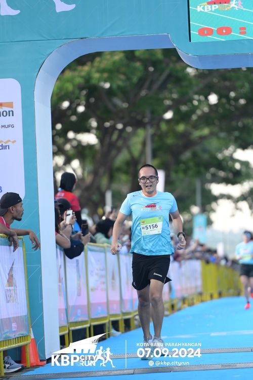 Race photo from KBP City Run 2024