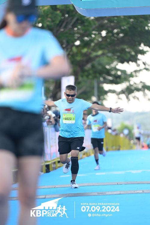Race photo from KBP City Run 2024