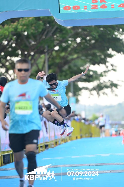 Race photo from KBP City Run 2024