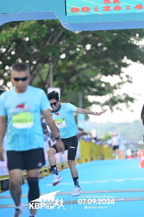 Race photo from KBP City Run 2024
