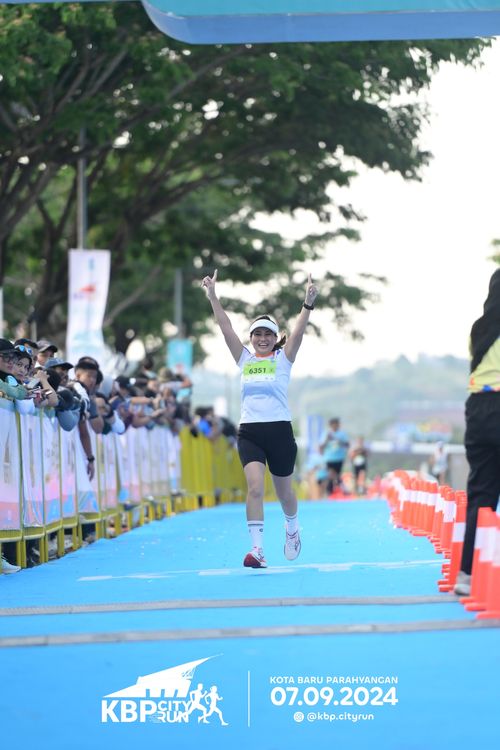 Race photo from KBP City Run 2024