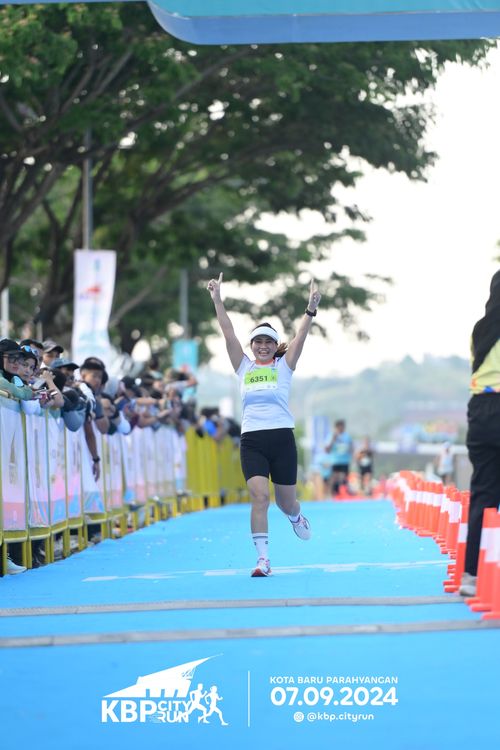 Race photo from KBP City Run 2024