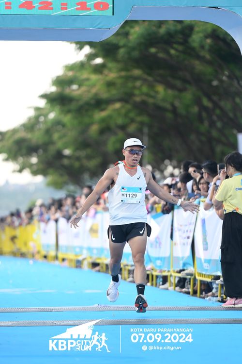 Race photo from KBP City Run 2024