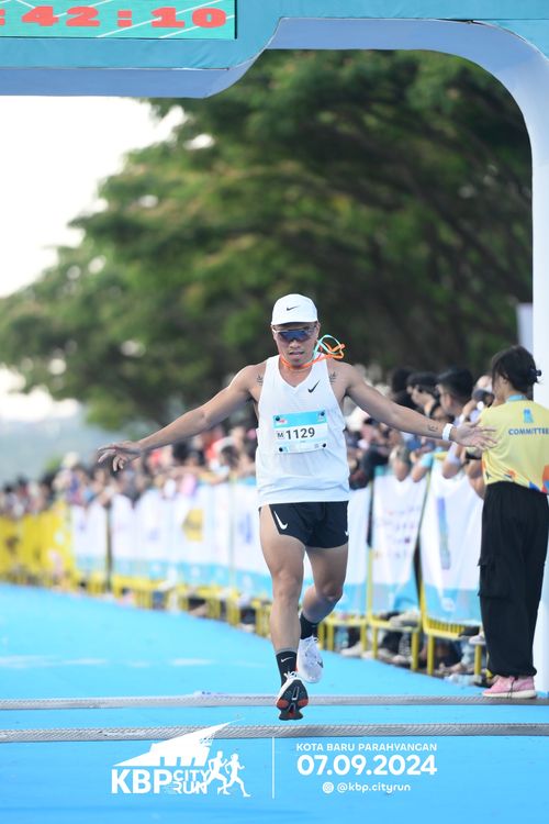 Race photo from KBP City Run 2024