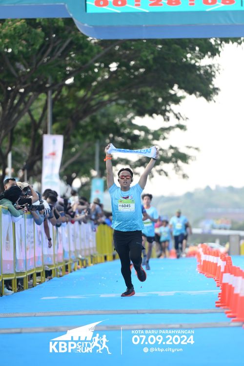 Race photo from KBP City Run 2024