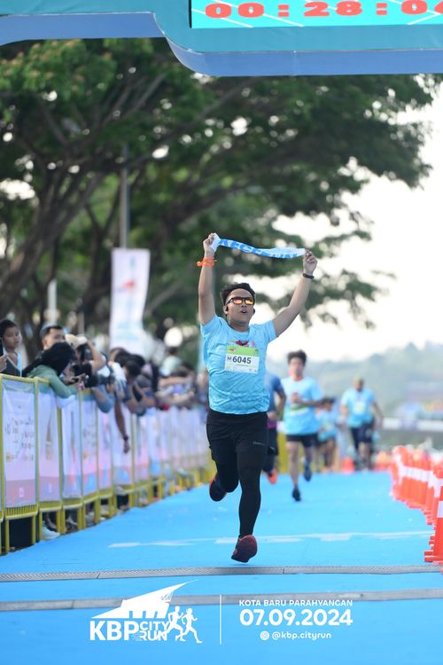 Race photo from KBP City Run 2024