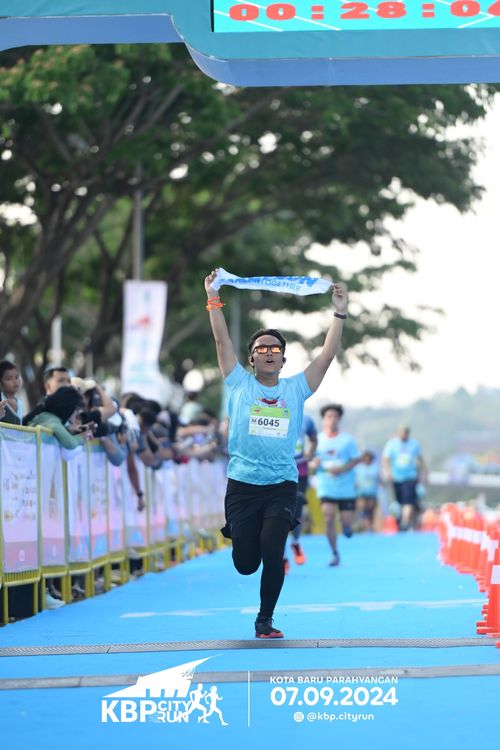 Race photo from KBP City Run 2024