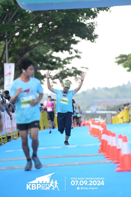 Race photo from KBP City Run 2024
