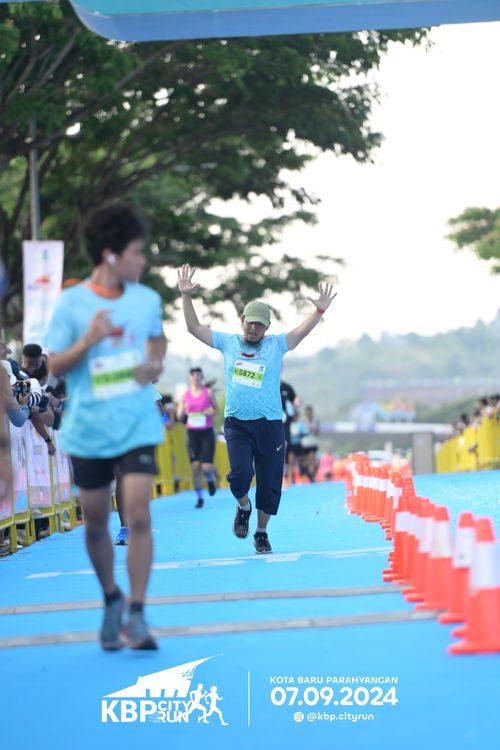 Race photo from KBP City Run 2024