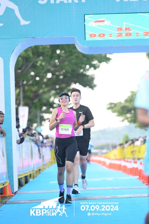 Race photo from KBP City Run 2024