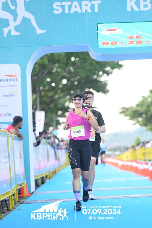 Race photo from KBP City Run 2024