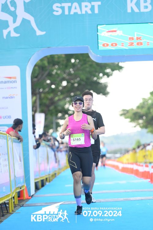 Race photo from KBP City Run 2024
