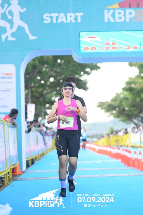 Race photo from KBP City Run 2024