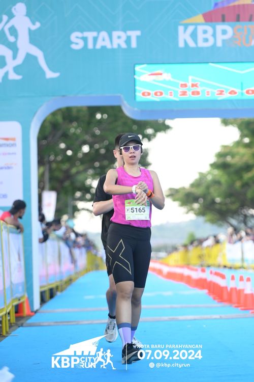 Race photo from KBP City Run 2024