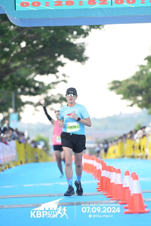 Race photo from KBP City Run 2024