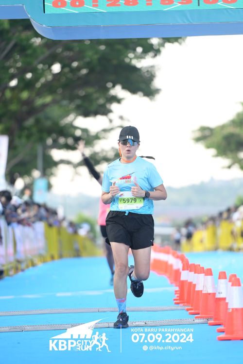 Race photo from KBP City Run 2024