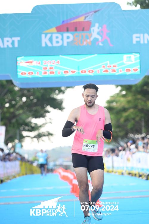 Race photo from KBP City Run 2024