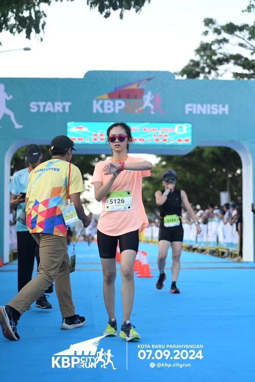 Race photo from KBP City Run 2024