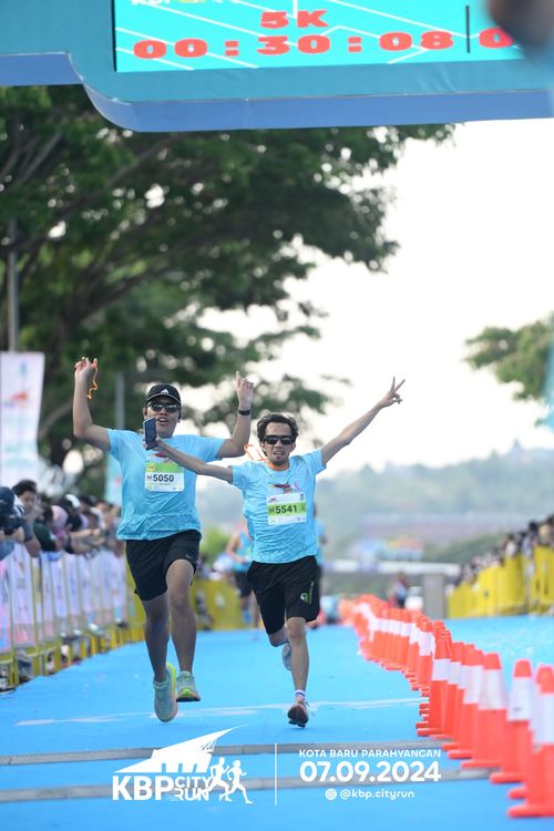 Race photo from KBP City Run 2024