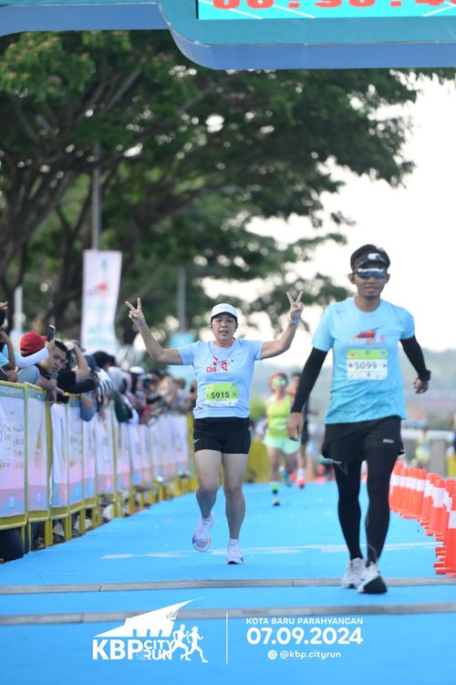 Race photo from KBP City Run 2024