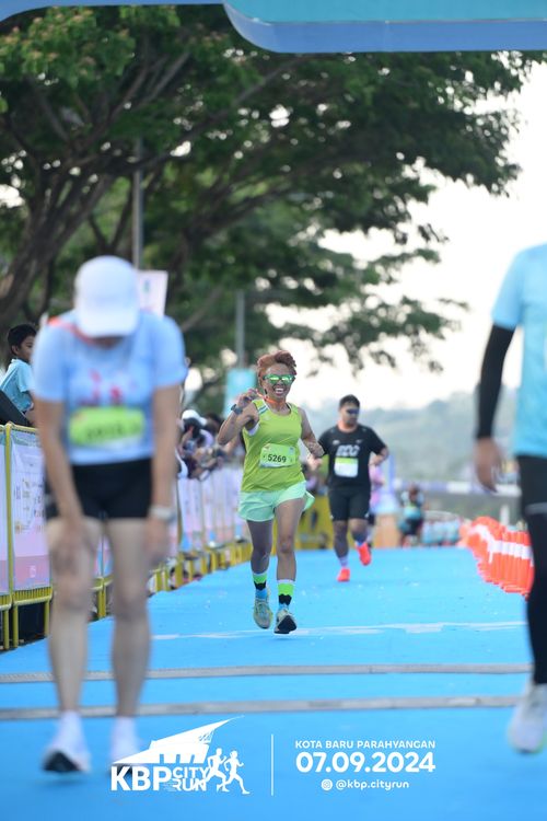 Race photo from KBP City Run 2024